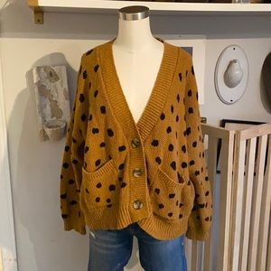 Madewell Spot Dot Cardigan